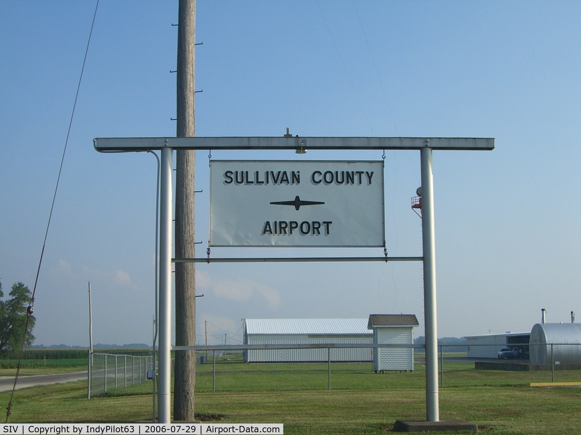 Sullivan County Airport (SIV) - Airport Sign