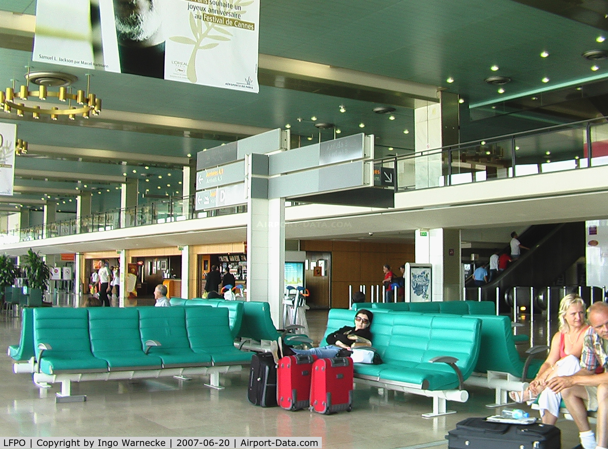 Paris Orly Airport, Orly (near Paris) France (LFPO) - Paris Orly - a wonderful 1960s terminal interior, worth preserving