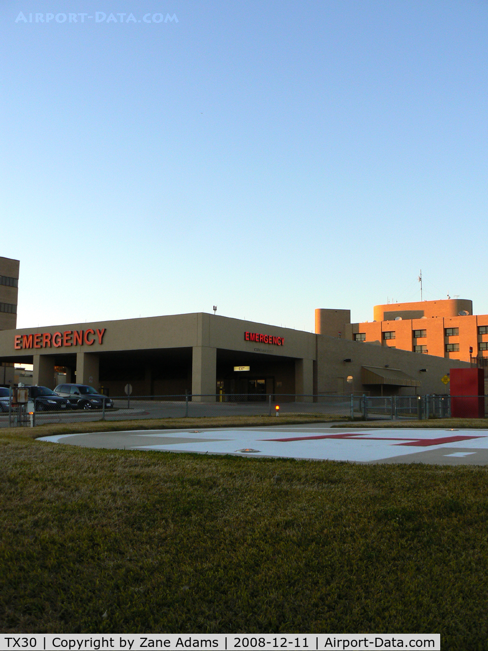 H E B Hospital Heliport (TX30) - Harris Methodist Hospital - Hurst, TX