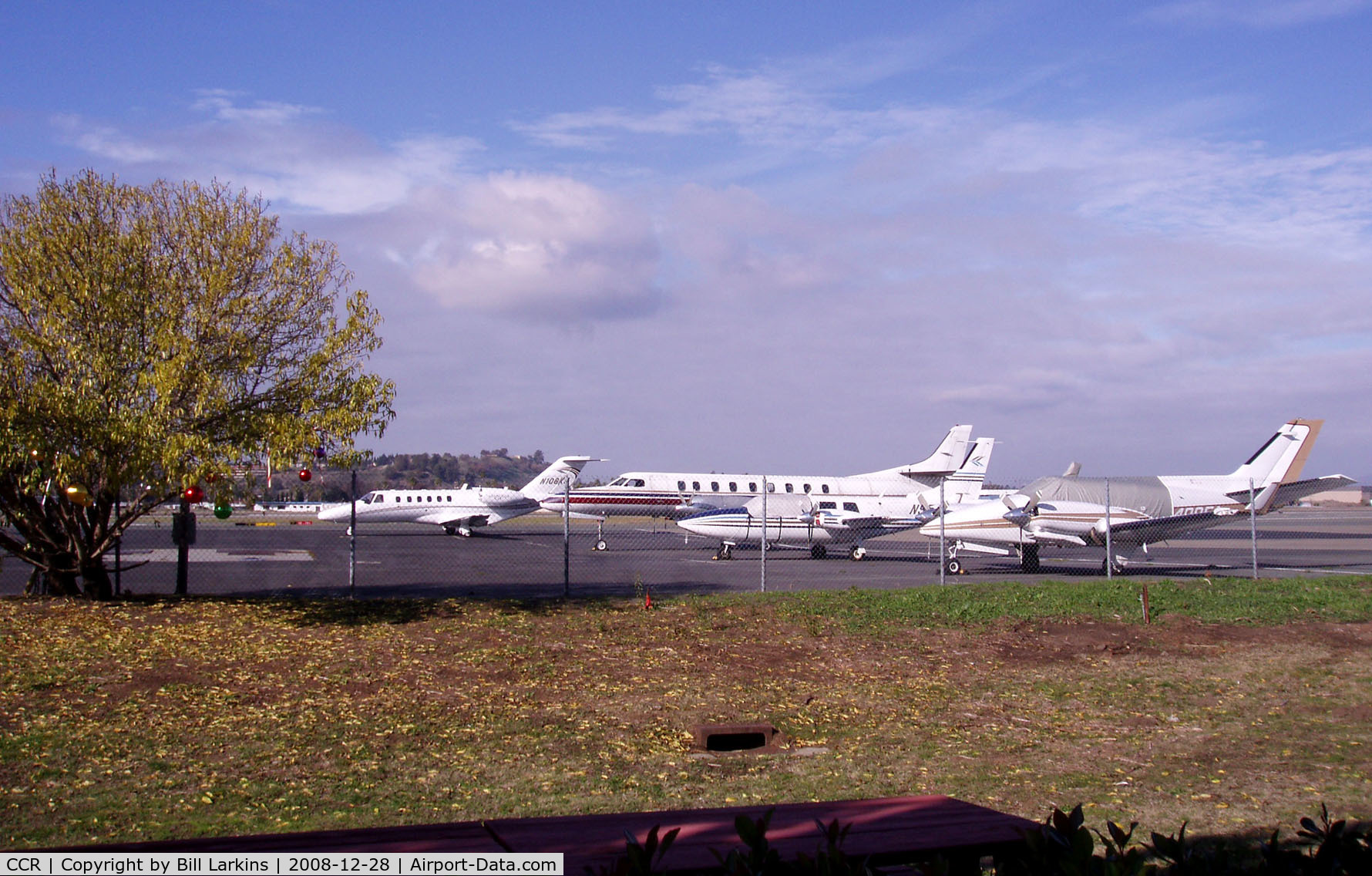 Buchanan Field Airport (CCR) - Viewlooking West from East side of field.