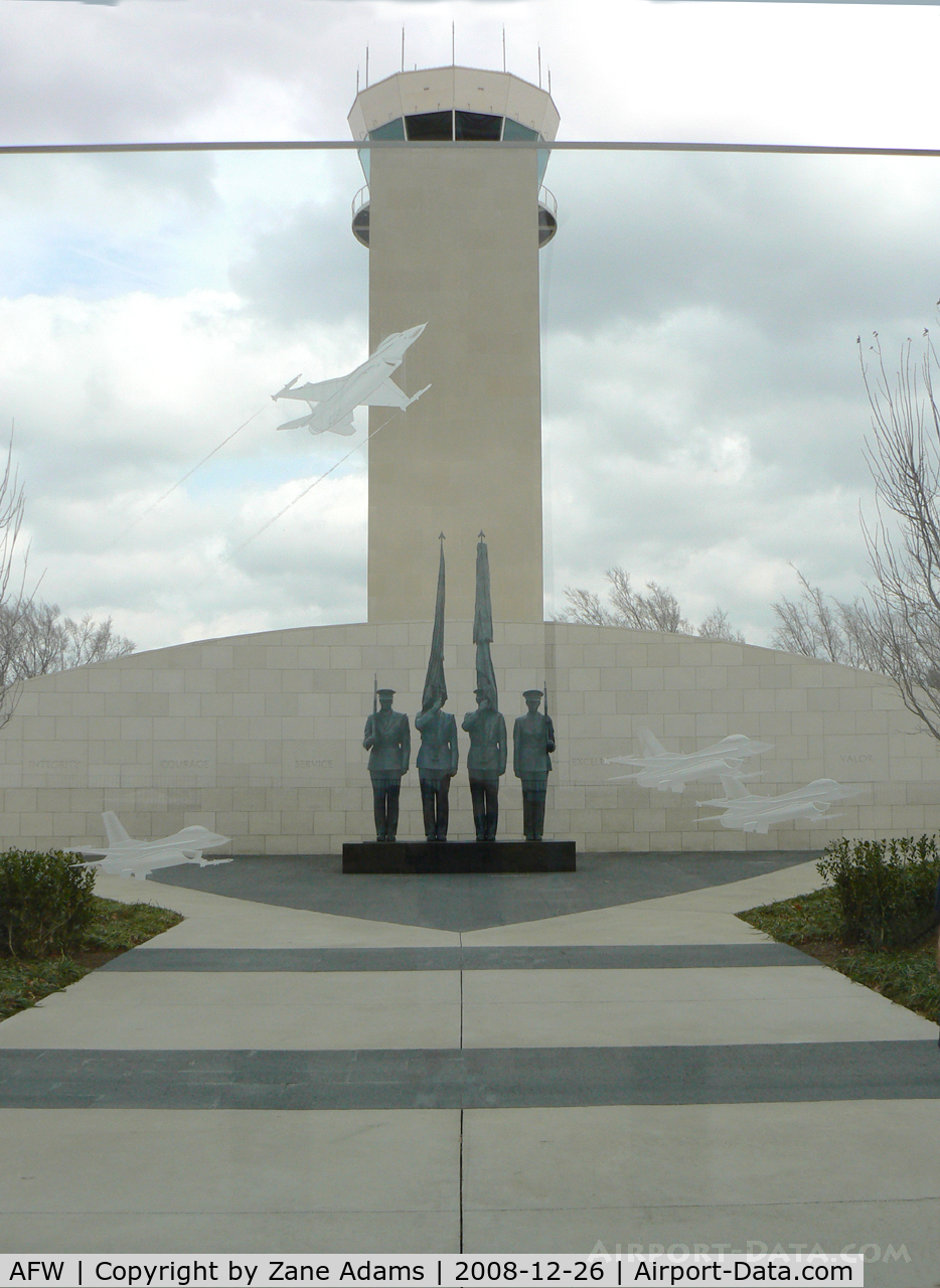 Fort Worth Alliance Airport (AFW) - New Air Force Memorial at Alliance Airport
