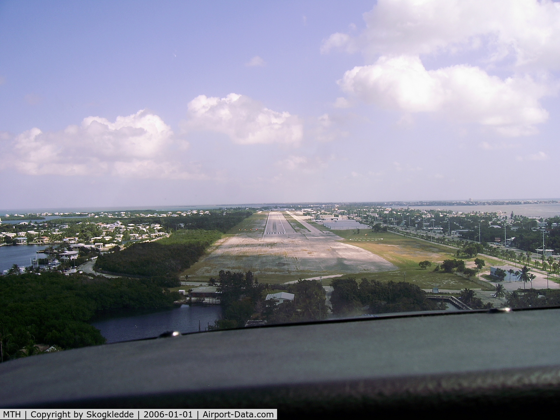 The Florida Keys Marathon Airport (MTH) - On approach at MTH
