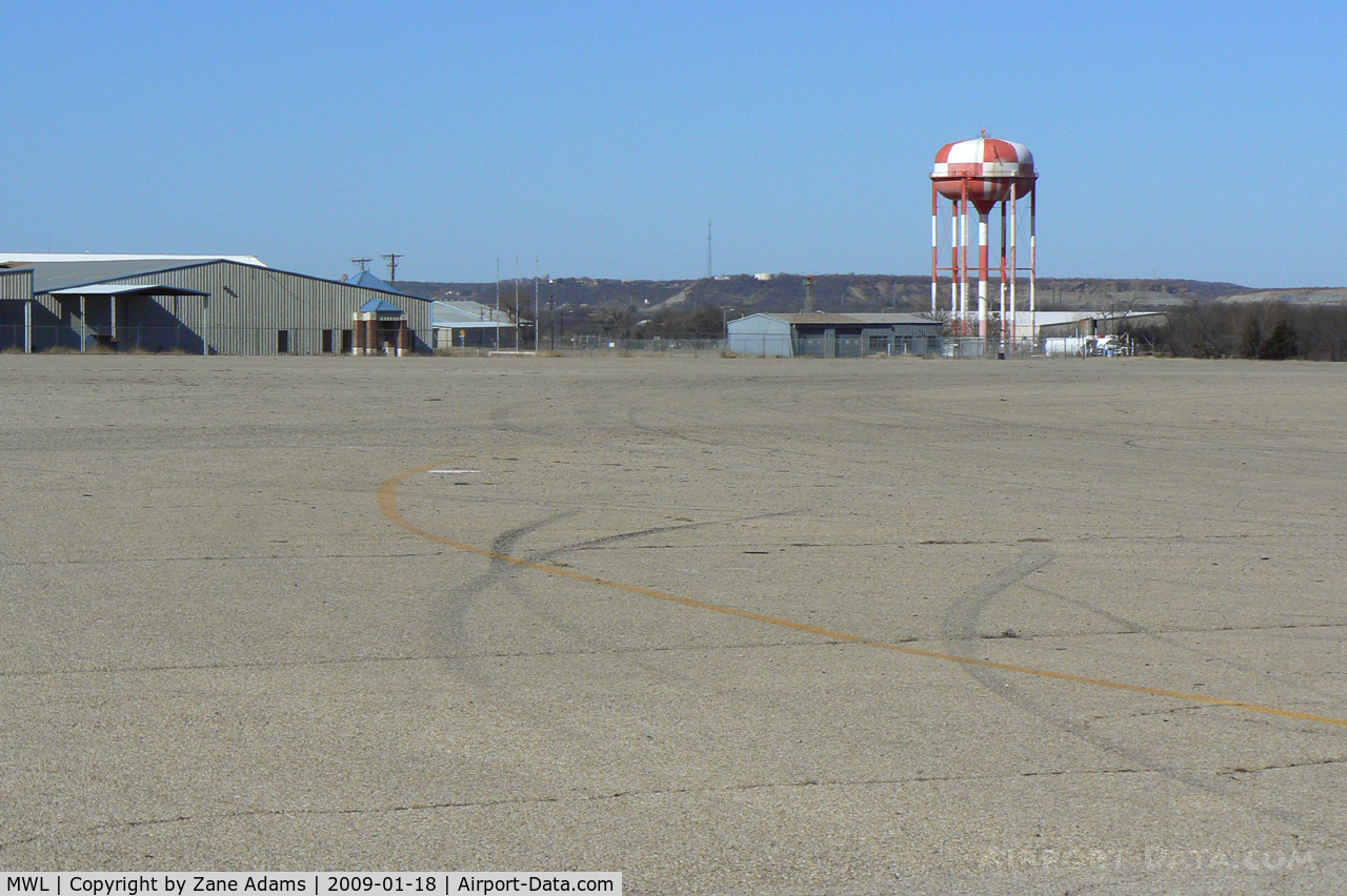 Mineral Wells Airport (MWL) - Former helicopter pad of the Wolters AFB (Vietnam era Downing Army Heliport - training field facilities)