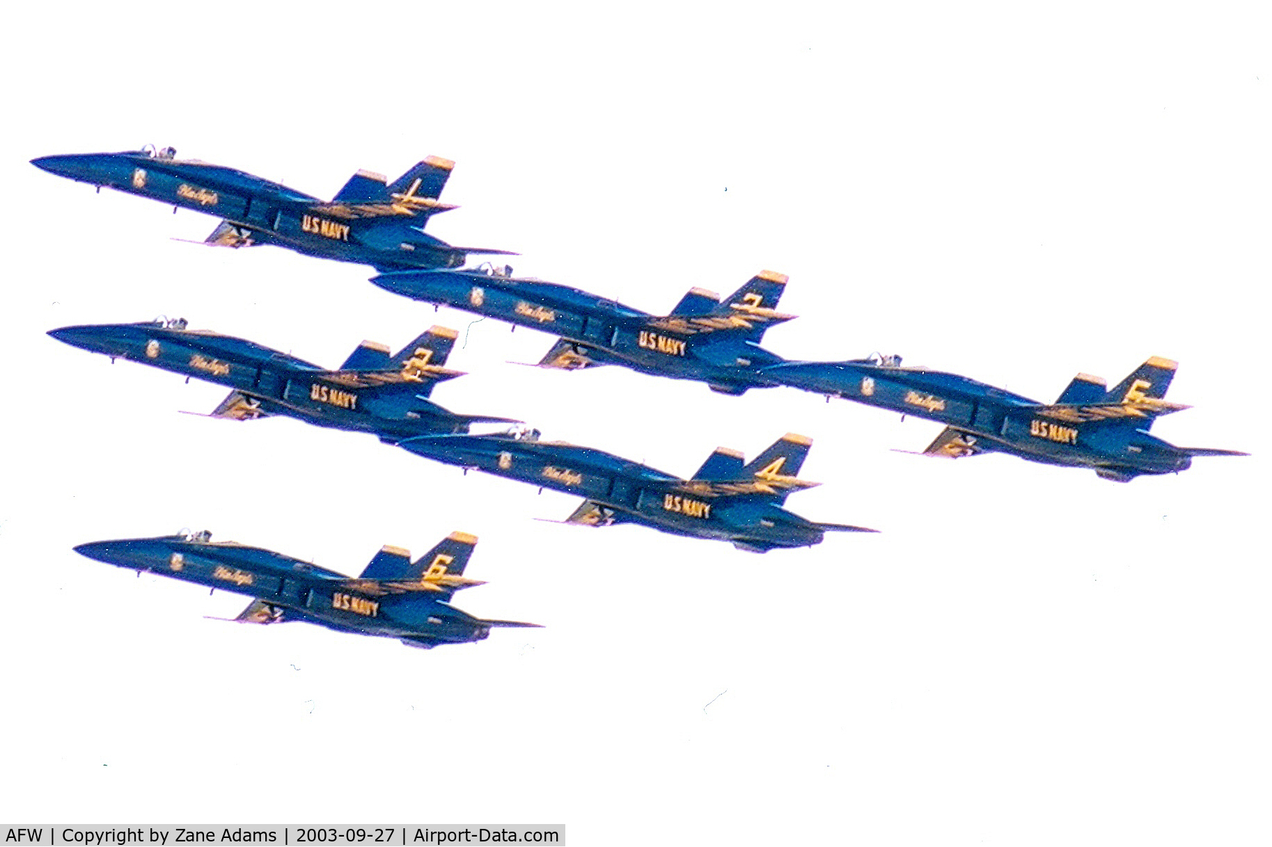 Fort Worth Alliance Airport (AFW) - US Navy Blue Angels at the Alliance Airshow 2003