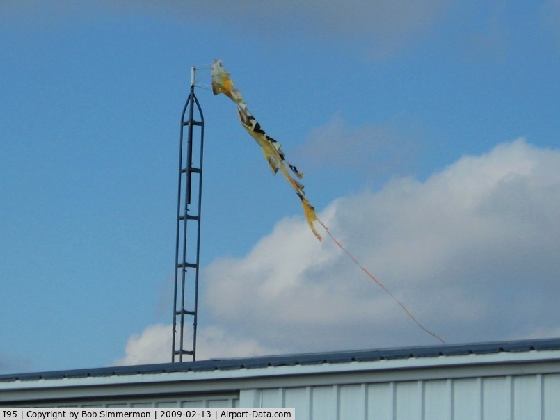 Hardin County Airport (I95) - The windsock has seen better days following yesterdays ~70 MPH wind storm.