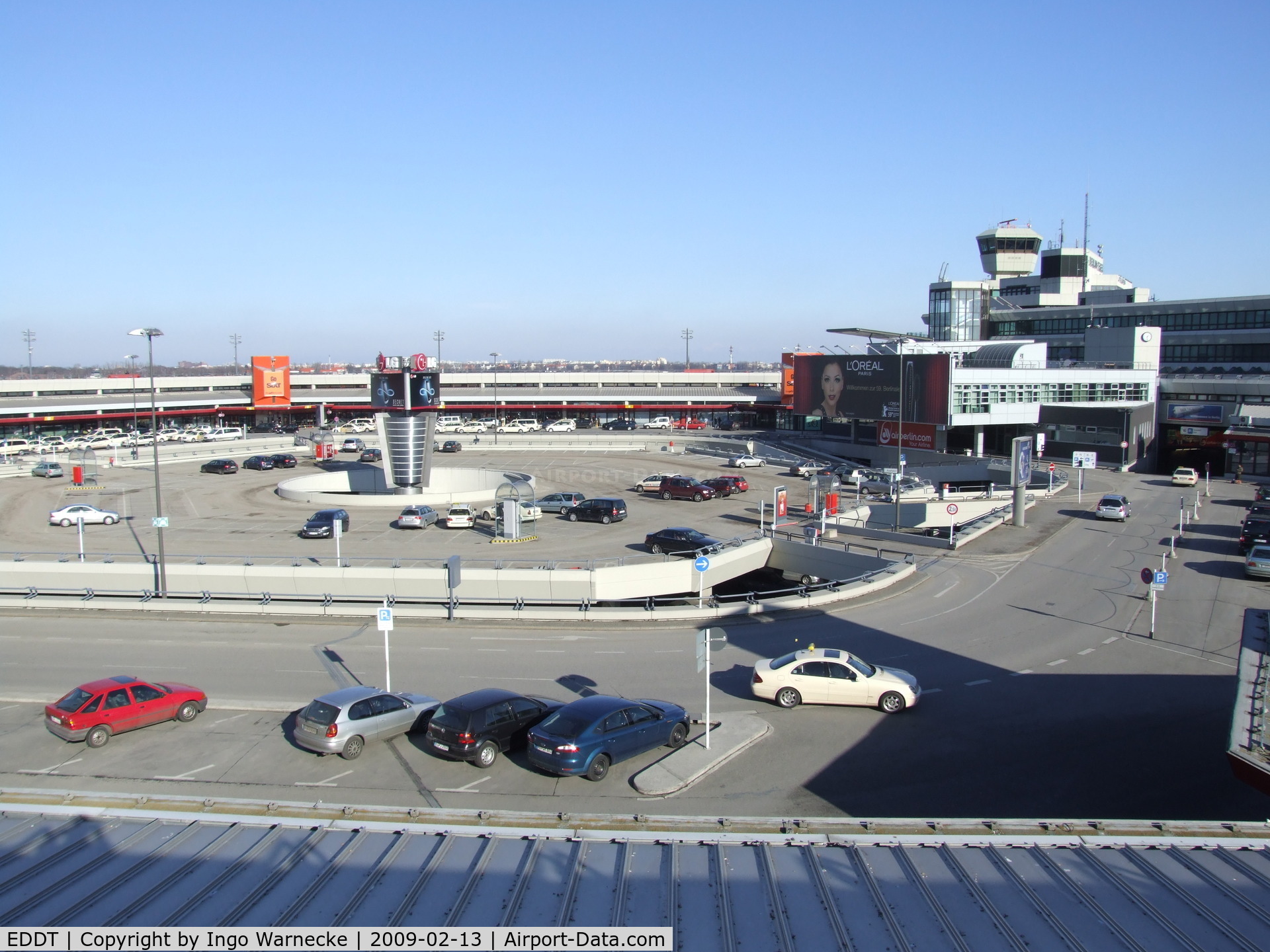 Tegel International Airport (closing in 2011), Berlin Germany (EDDT) - Berlin Tegel, looking inside the hexagonal terminal