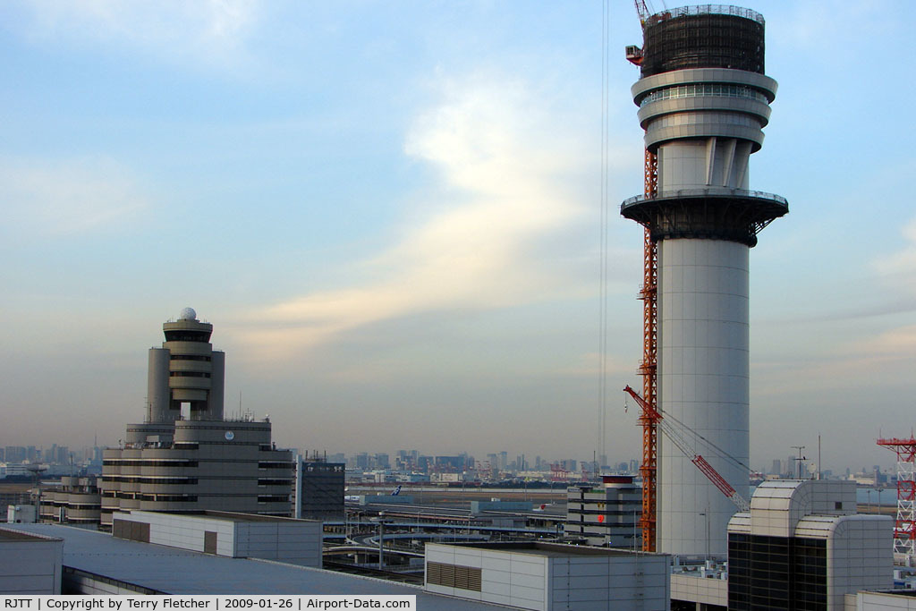 Tokyo International Airport (Haneda), Ota, Tokyo Japan (RJTT) - Construction of a new Control Tower is evident at Tokyo Haneda