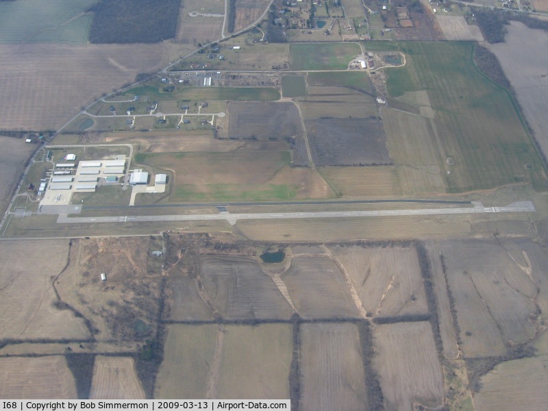 Warren County/john Lane Field Airport (I68) - Looking west from 5500'