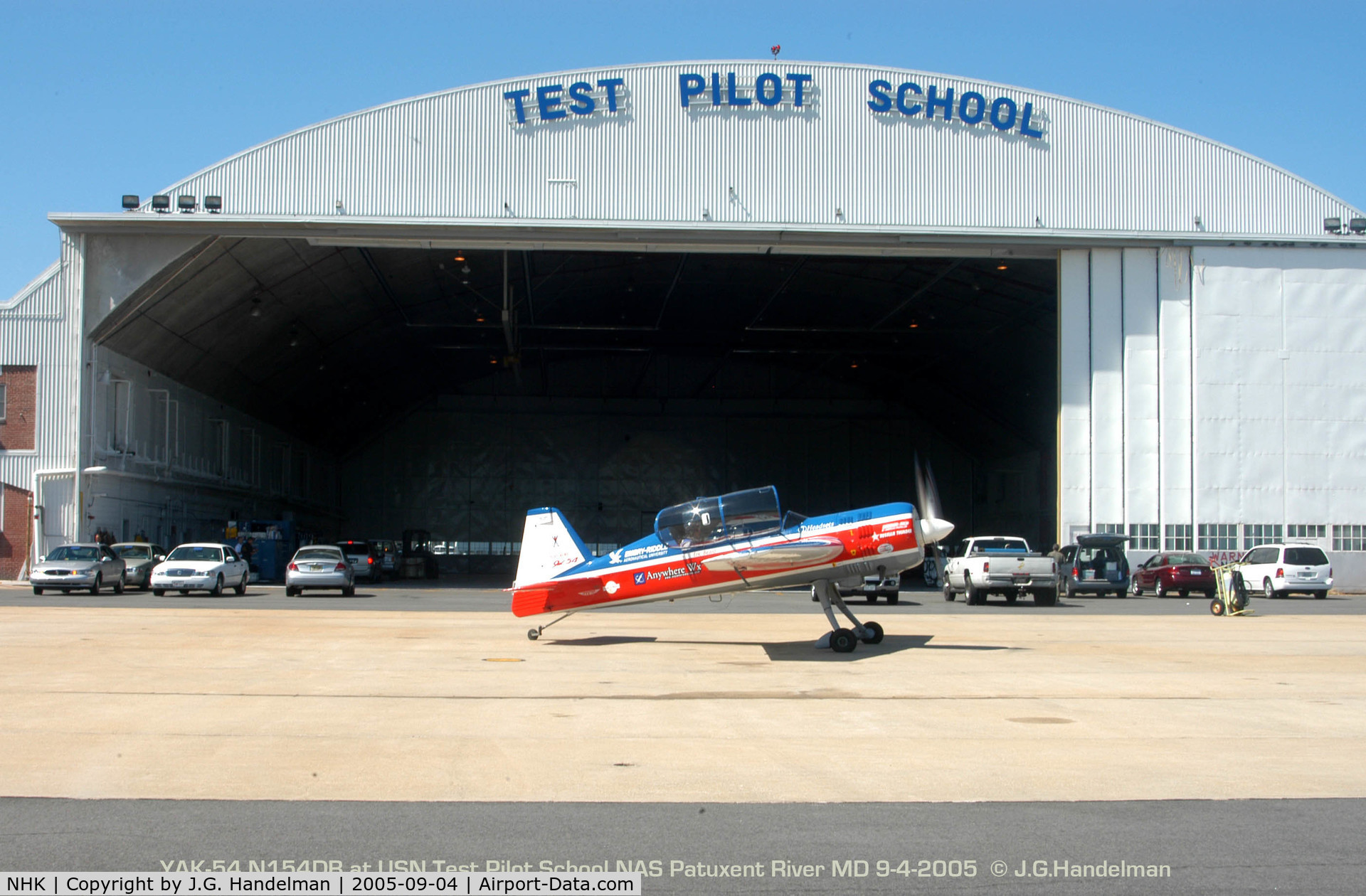 Patuxent River Nas/trapnell Field/ Airport (NHK) - Test Pilot School Hangar at Pax River