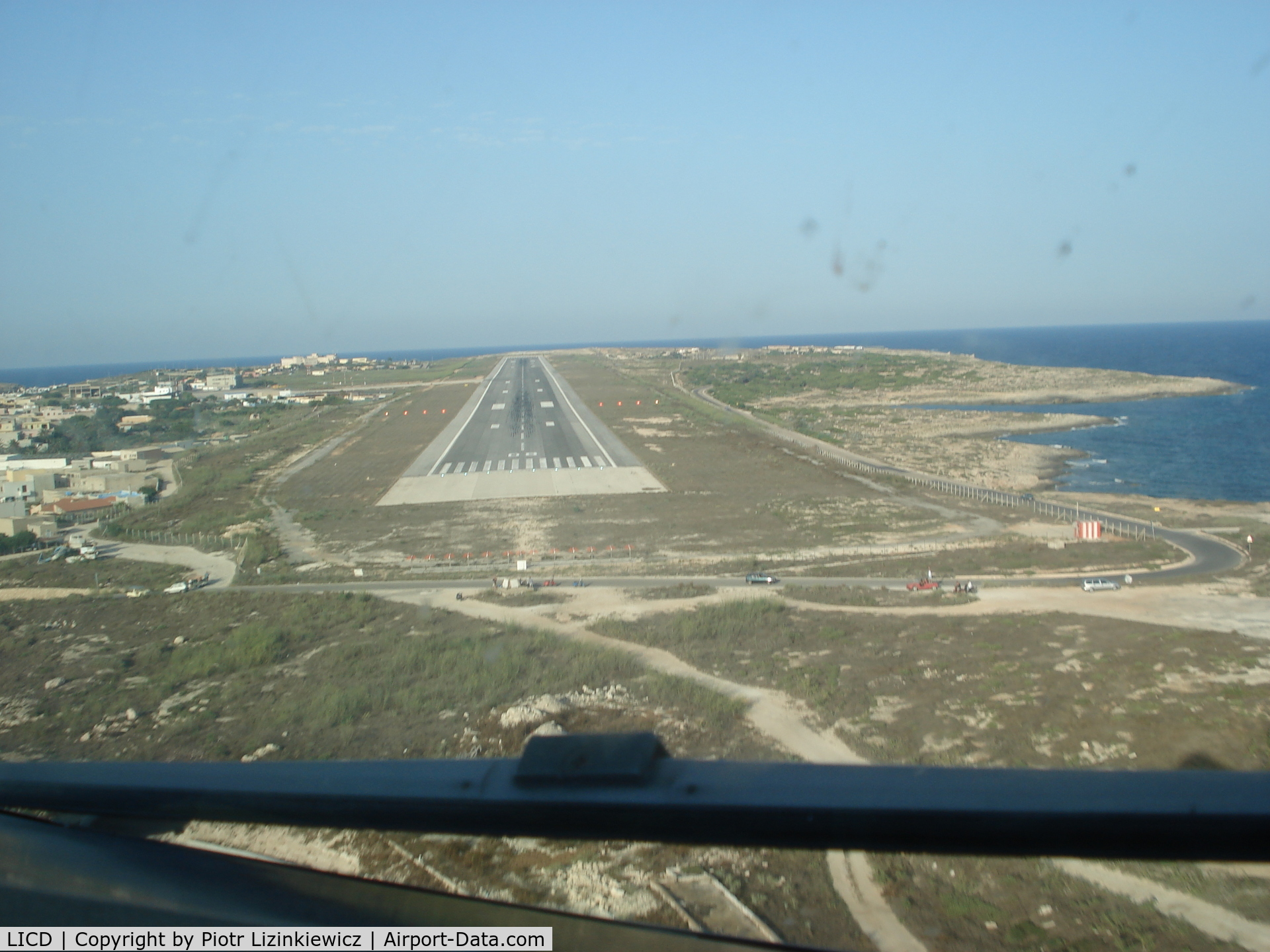 Lampedusa Airport, Lampedusa Italy (LICD) - on final