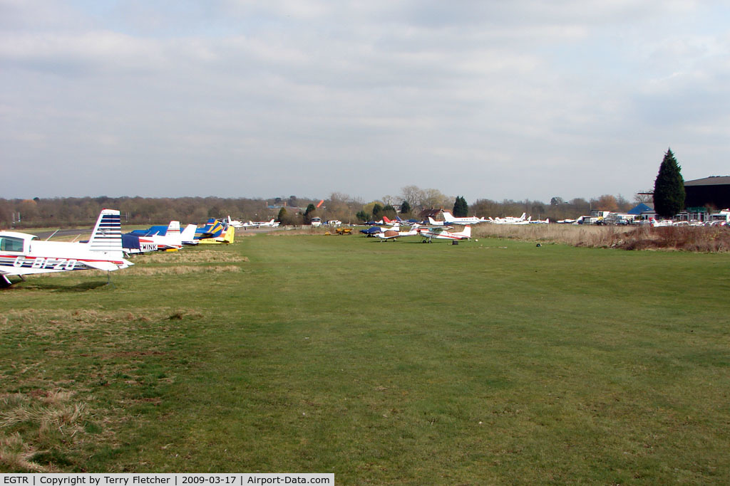 Elstree Airfield Airport, Watford, England United Kingdom (EGTR) - A general view of Elstree