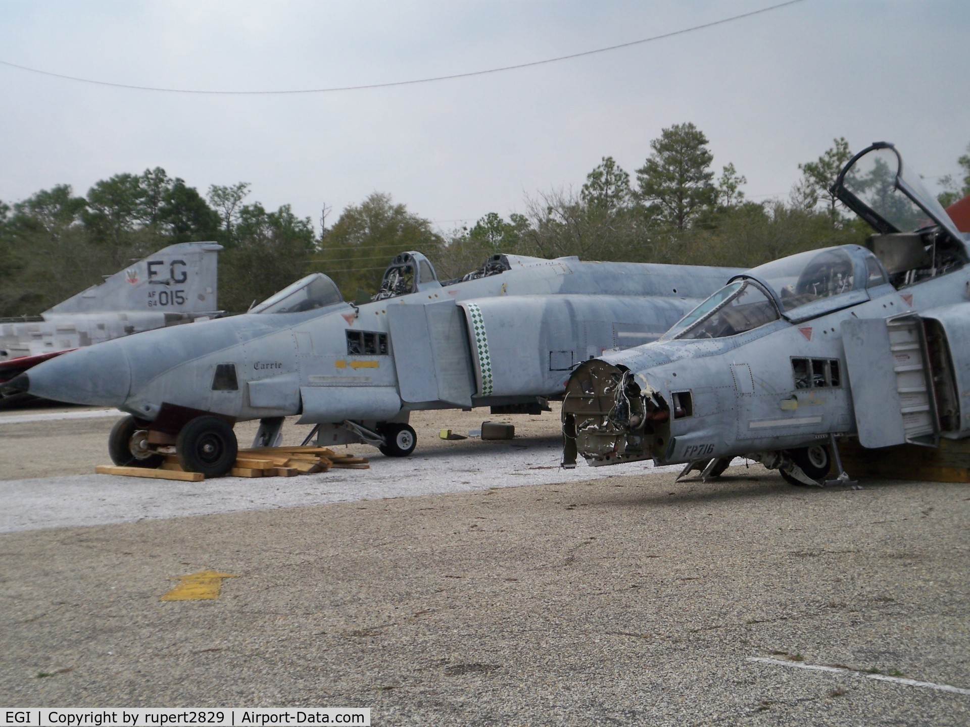 Duke Field,(eglin Af Aux Nr 3) Airport (EGI) - RF-4C Target Carcass 