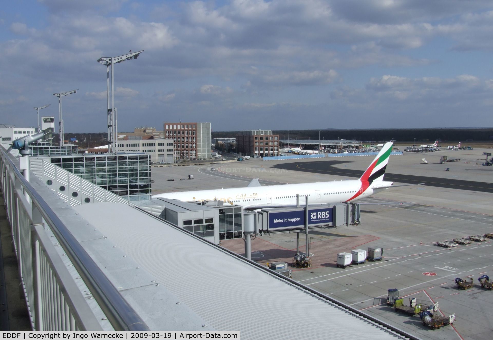 Frankfurt International Airport, Frankfurt am Main Germany (EDDF) - apron in front of terminal 2 looking east