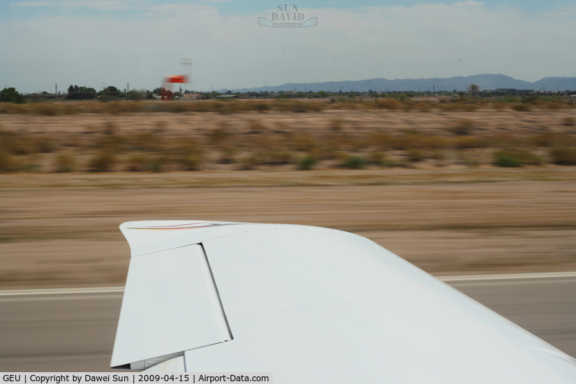 Glendale Municipal Airport (GEU) - take off