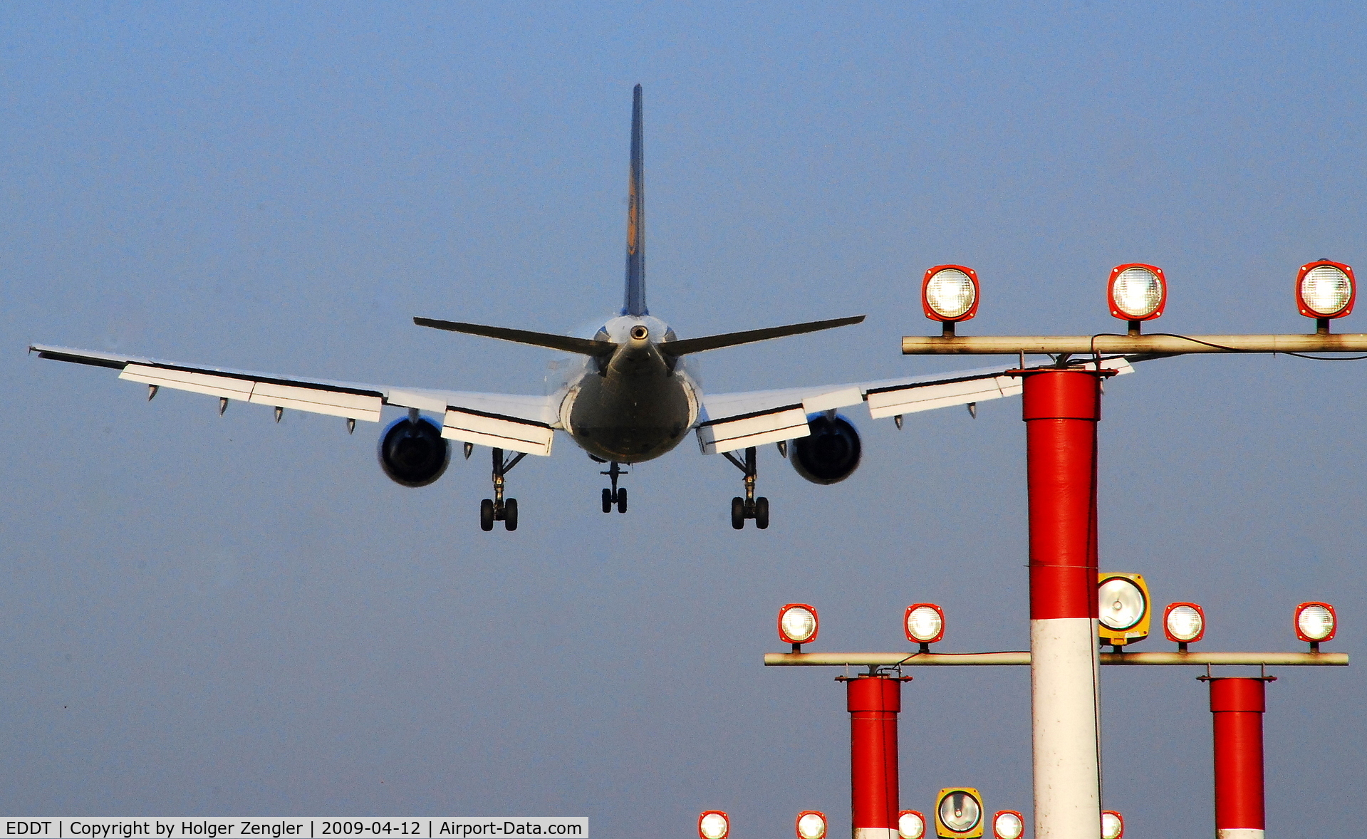 Tegel International Airport (closing in 2011), Berlin Germany (EDDT) - Landing in mild evening light