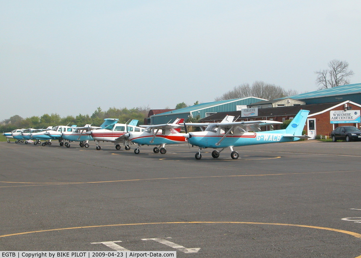 Wycombe Air Park/Booker Airport, High Wycombe, England United Kingdom (EGTB) - PART OF THE WYCOMBE AIR CENTRE FLEET
