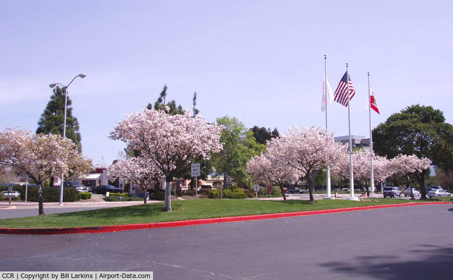 Buchanan Field Airport (CCR) - View of entrance to field from front of Crowne Plaza Hotel.