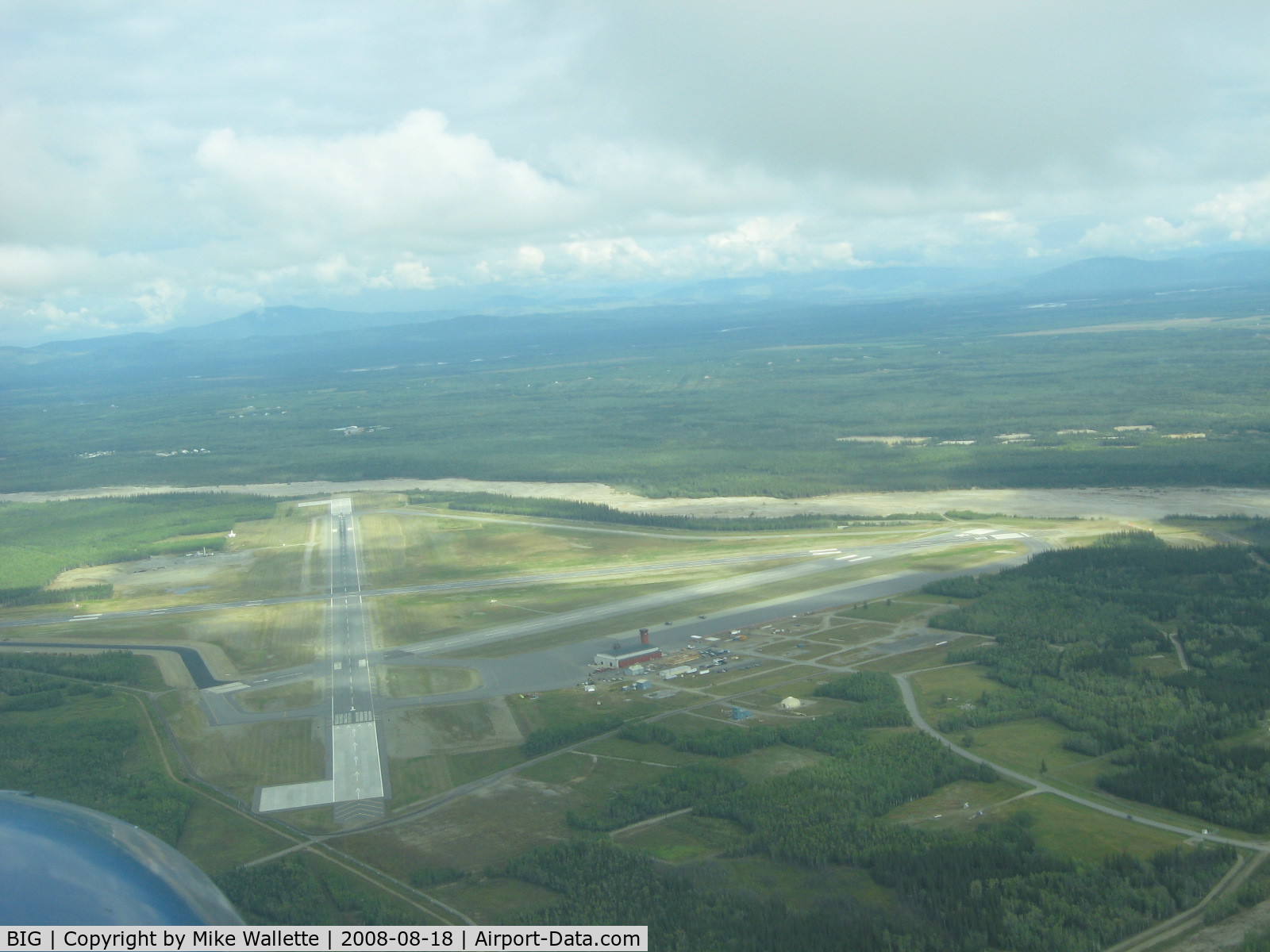 Allen Aaf Airport (BIG) - Flying past Allen AAF in a Cessna 172