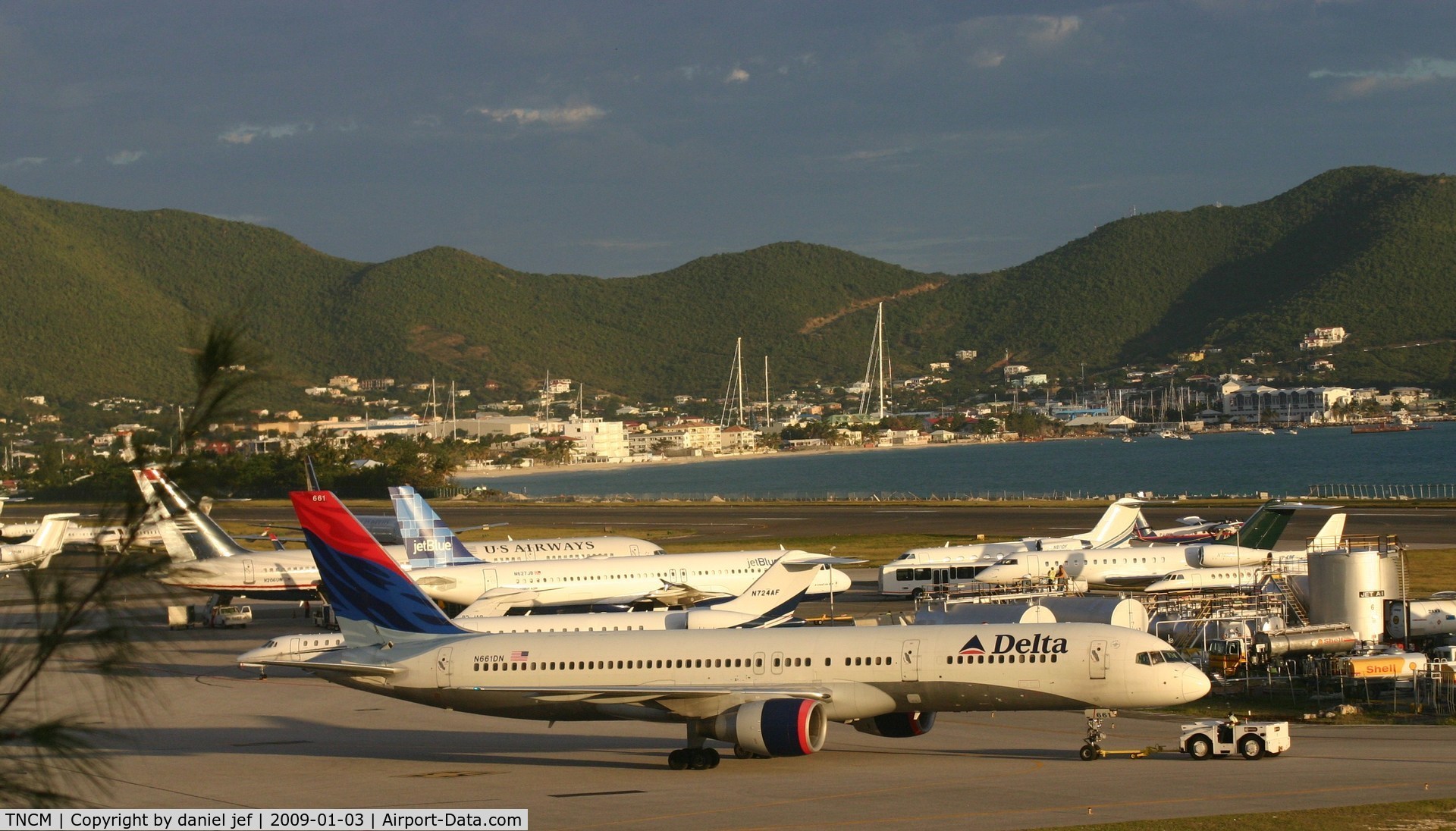 Princess Juliana International Airport, Philipsburg, Sint Maarten Netherlands Antilles (TNCM) - busy day at tncm