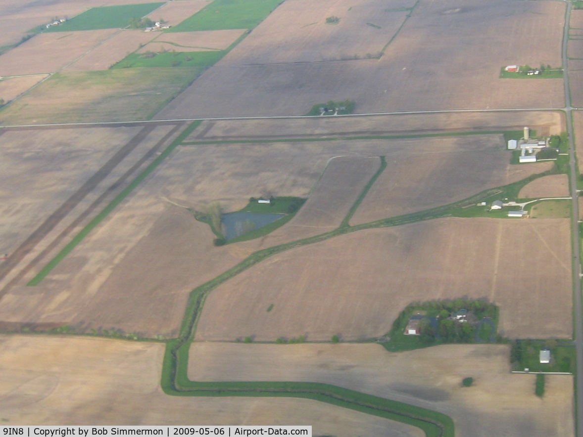 Green Field Airport (9IN8) - Looking east from 2500'