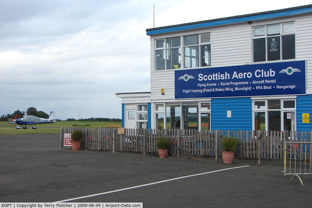Perth Airport (Scotland), Perth, Scotland United Kingdom (EGPT) - Scottish Aero Club room at Perth Airport