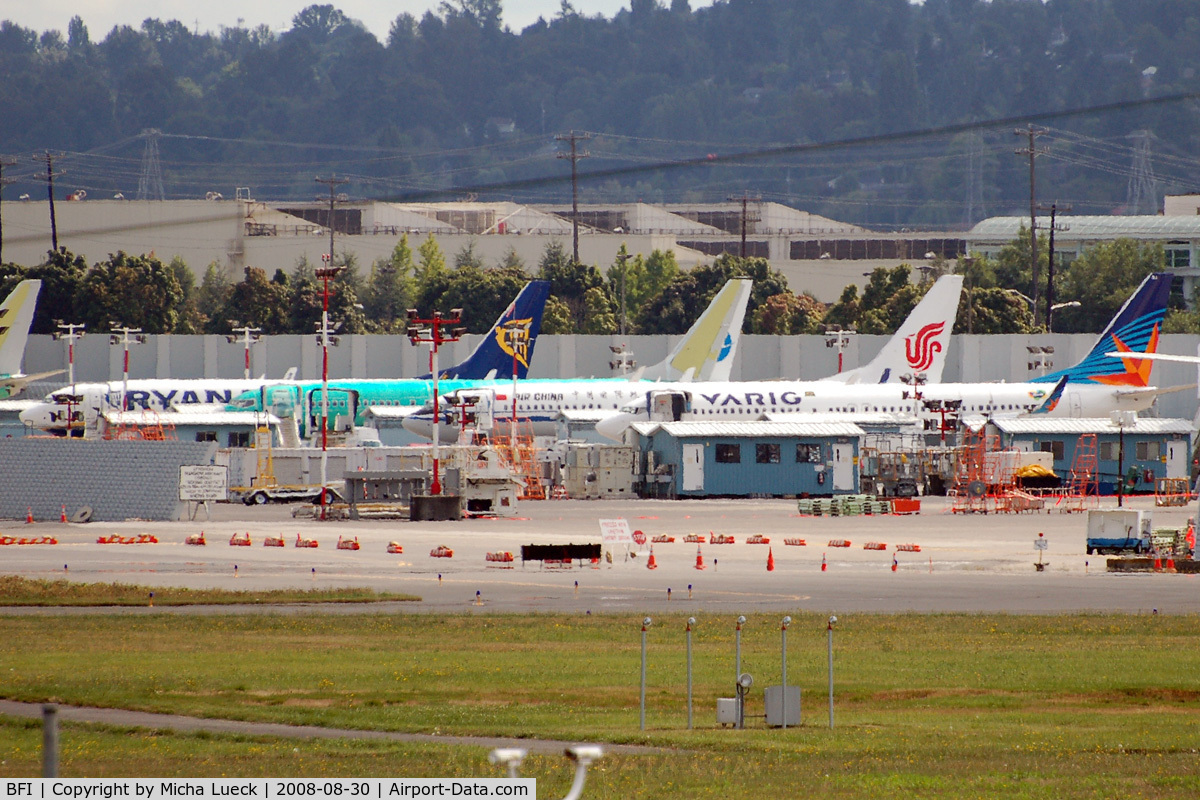 Boeing Field/king County International Airport (BFI) - New jets at BFI