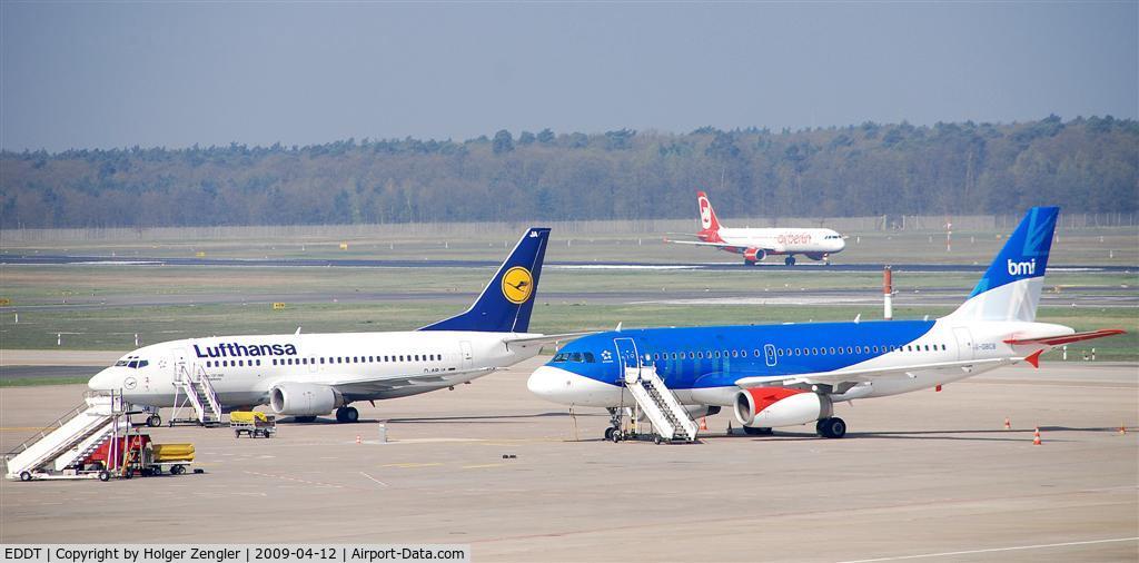 Tegel International Airport (closing in 2011), Berlin Germany (EDDT) - Blue and white and red.....