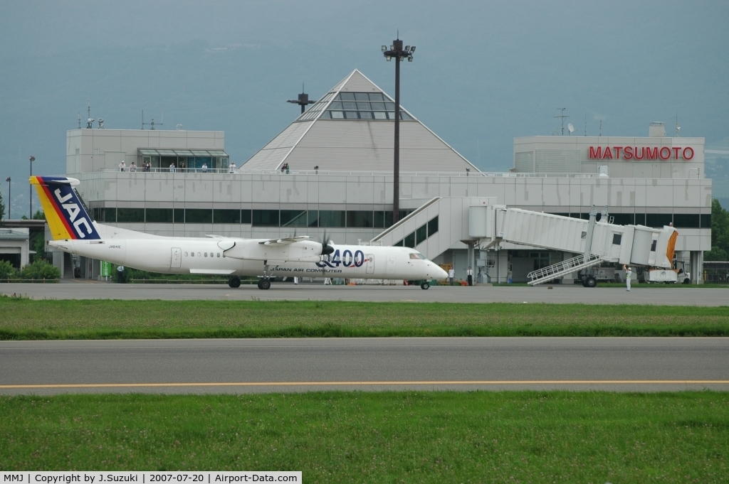 Matsumoto Airport, Matsumoto, Nagano Japan (MMJ) - JAC Dash 8 comes here 3 times in a day