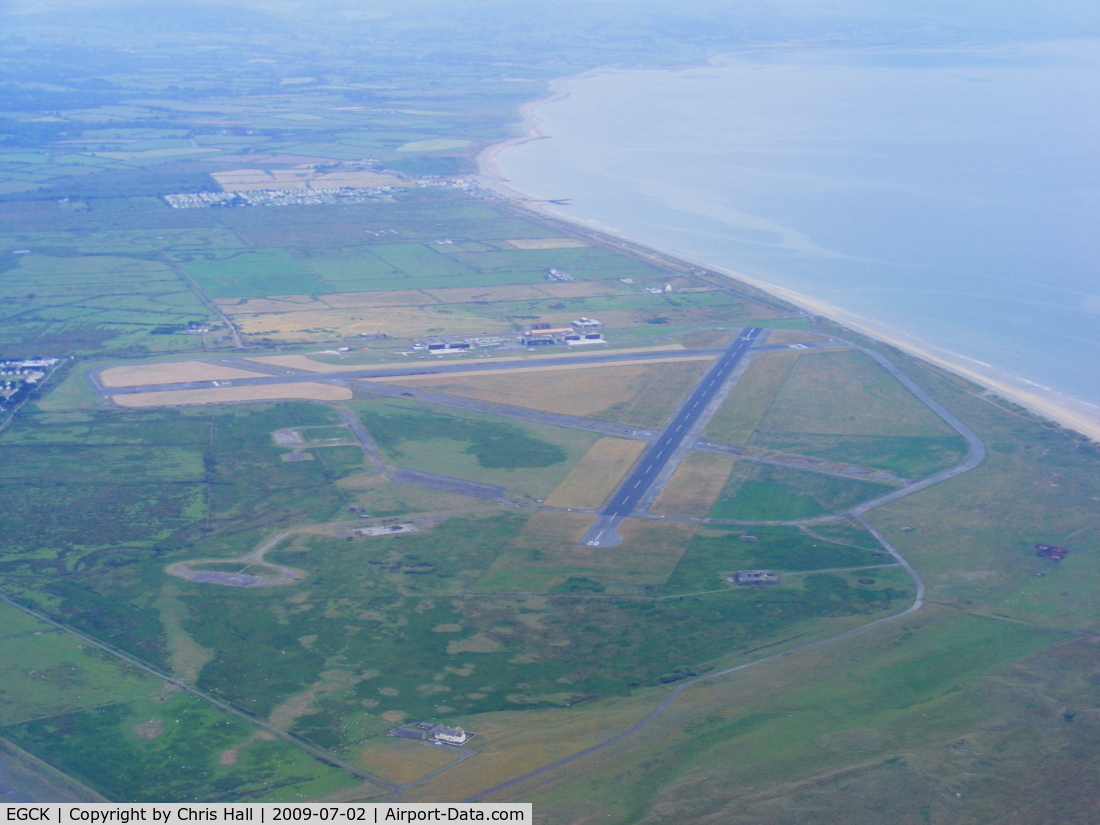 Caernarfon Airport, Caernarfon, Wales United Kingdom (EGCK) - departing from R/W 26 at Caernarfon