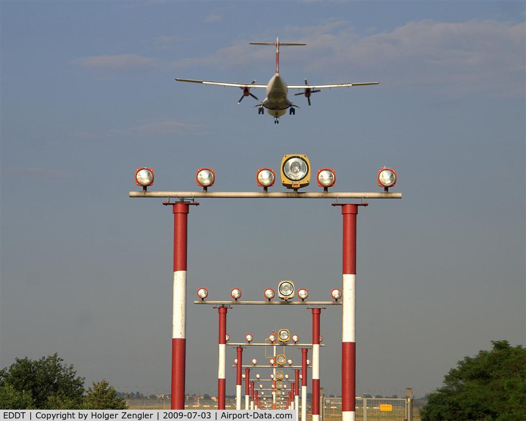 Tegel International Airport (closing in 2011), Berlin Germany (EDDT) - Jumping over hurdles and fence...