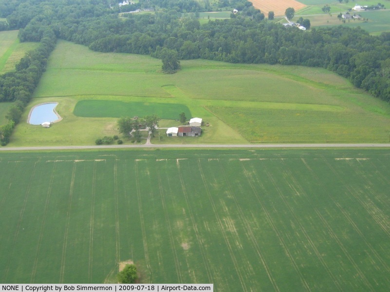 NONE Airport - Ultralight strip on Hopewell Road about a half mile NE of Magnetic Springs, Ohio.