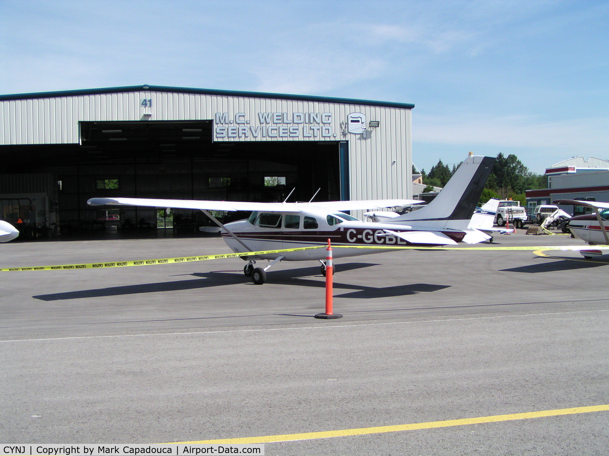 Langley Regional Airport, Langley, BC Canada (CYNJ) - M.C. Welding Services,  Hanger 41 Taxi way Gulf