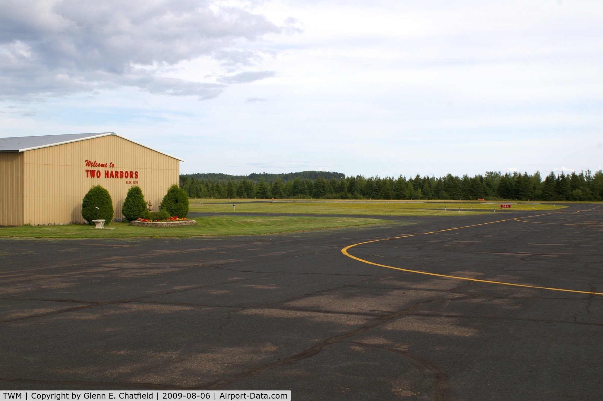 Richard B Helgeson Airport (TWM) - Main hangar