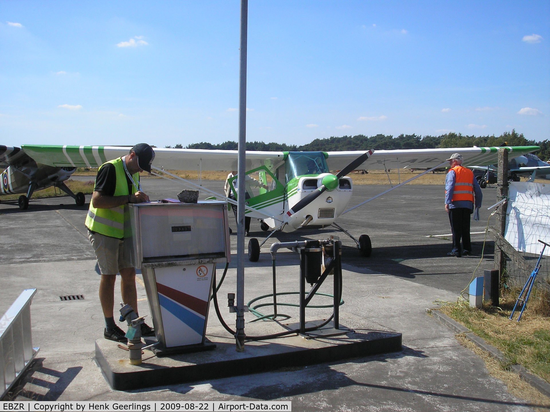 Oostmalle AB Airport, Zoersel Belgium (EBZR) - Fuel pump ; Fly In Malle Airport , 22 Aug 2009
