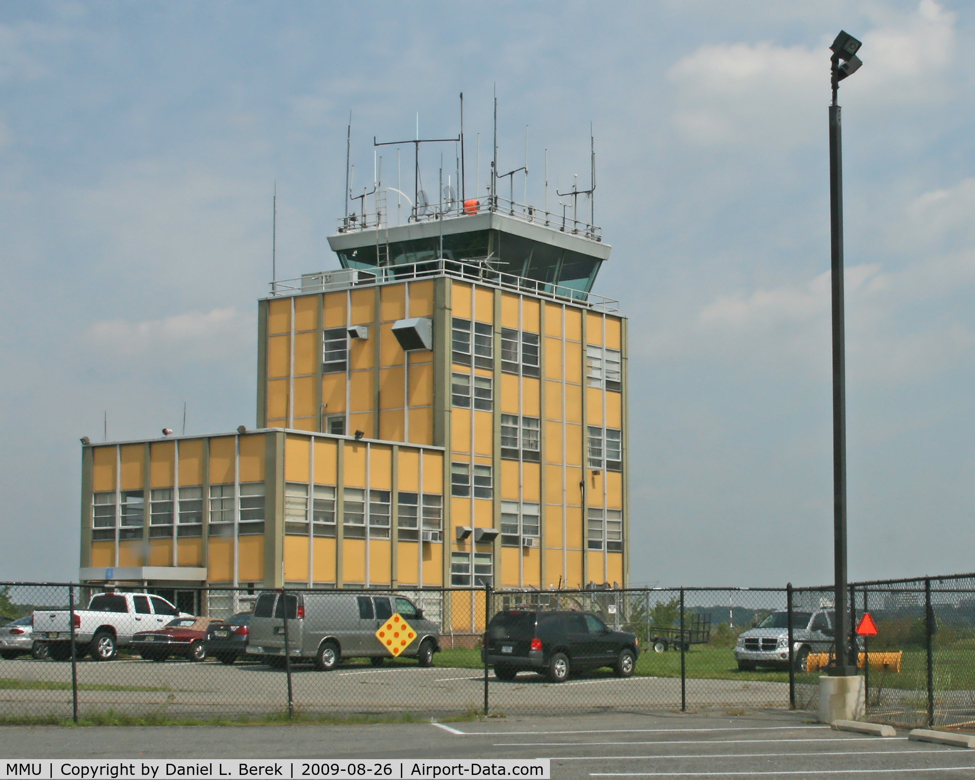 Morristown Municipal Airport (MMU) - The control tower is original; the rest of this once quiet airport is surrounded by a panopoly of operators of private jets.