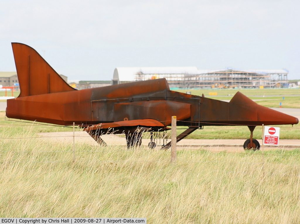 Anglesey Airport (Maes Awyr Môn) or RAF Valley, Anglesey United Kingdom (EGOV) - Hawk fire trainer at RAF Valley