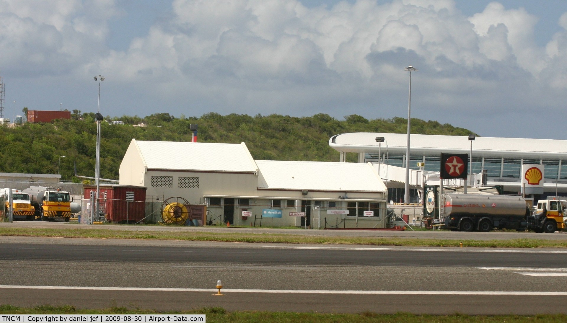 Princess Juliana International Airport, Philipsburg, Sint Maarten Netherlands Antilles (TNCM) - this is our feuling station on tncm