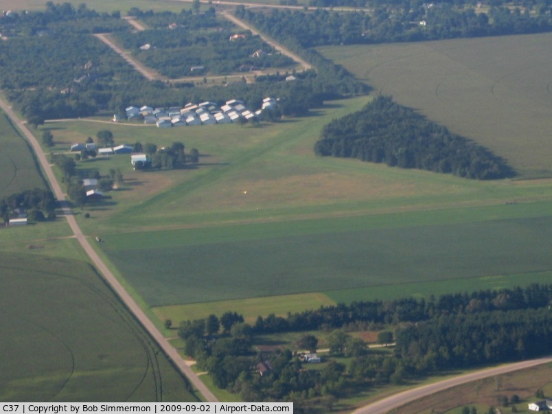 Brodhead Airport (C37) - Looking south