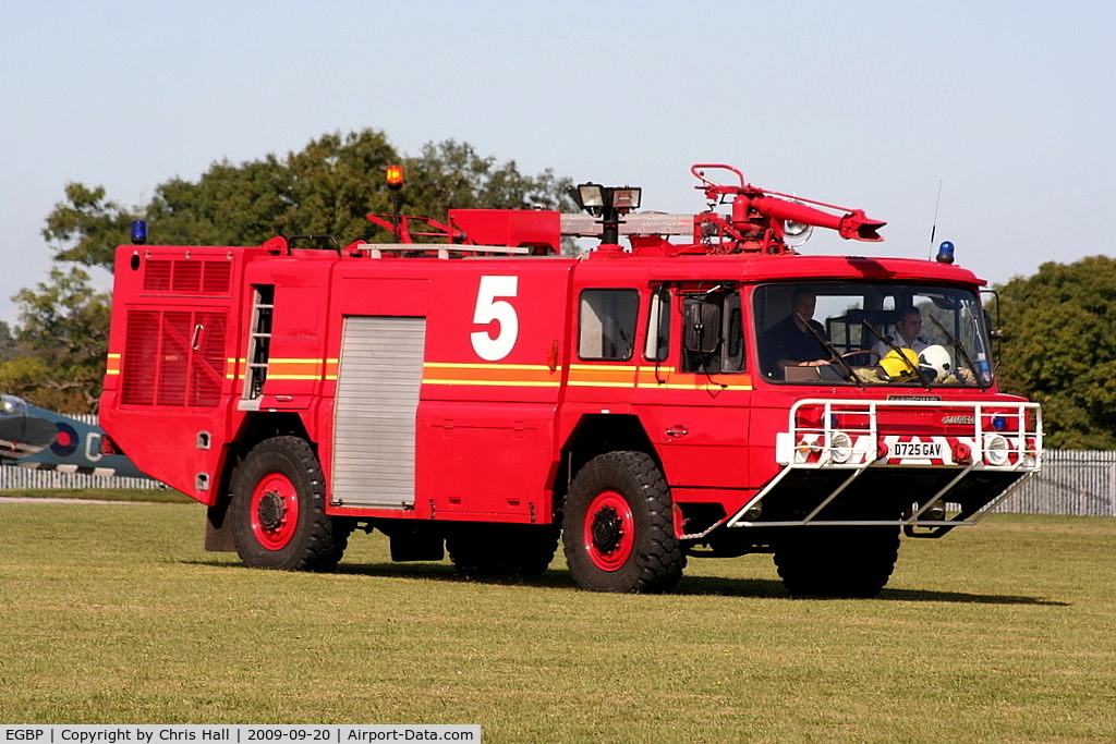 Kemble Airport, Kemble, England United Kingdom (EGBP) - Kemble fire truck