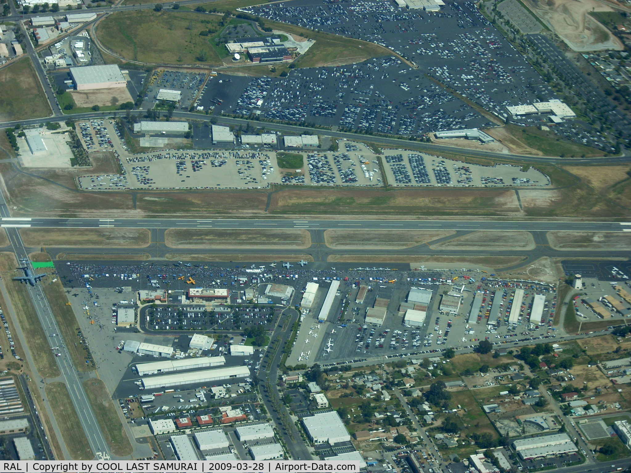 Riverside Municipal Airport (RAL) - Aerial view of Riverside Airshow