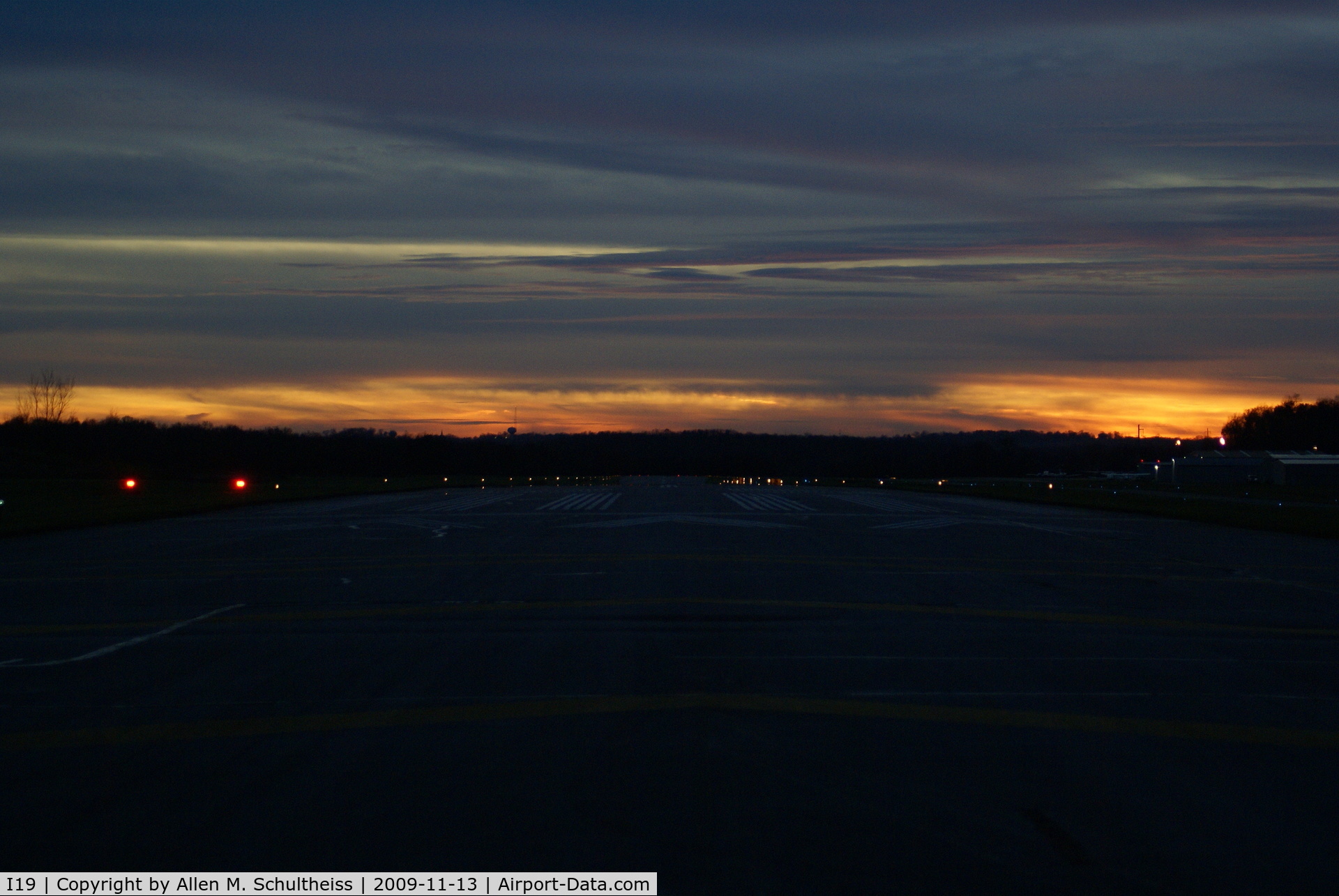 Greene County-lewis A. Jackson Regional Airport (I19) - After Sunset