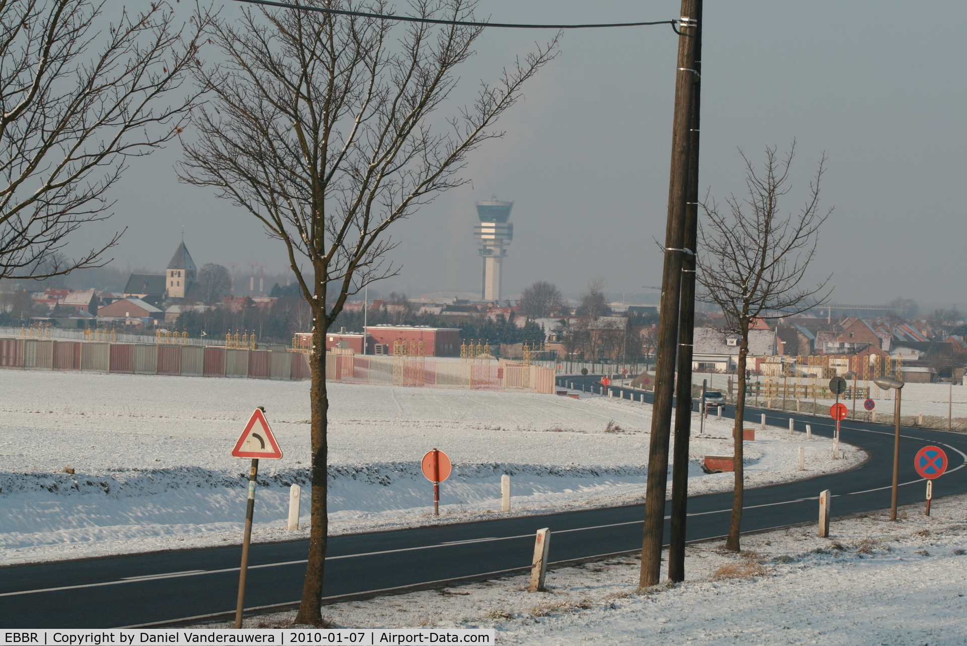 Brussels Airport, Brussels / Zaventem   Belgium (EBBR) - in the winter