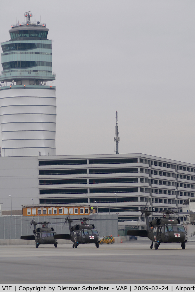 Vienna International Airport, Vienna Austria (VIE) - some USAF Blackhawks at VIE