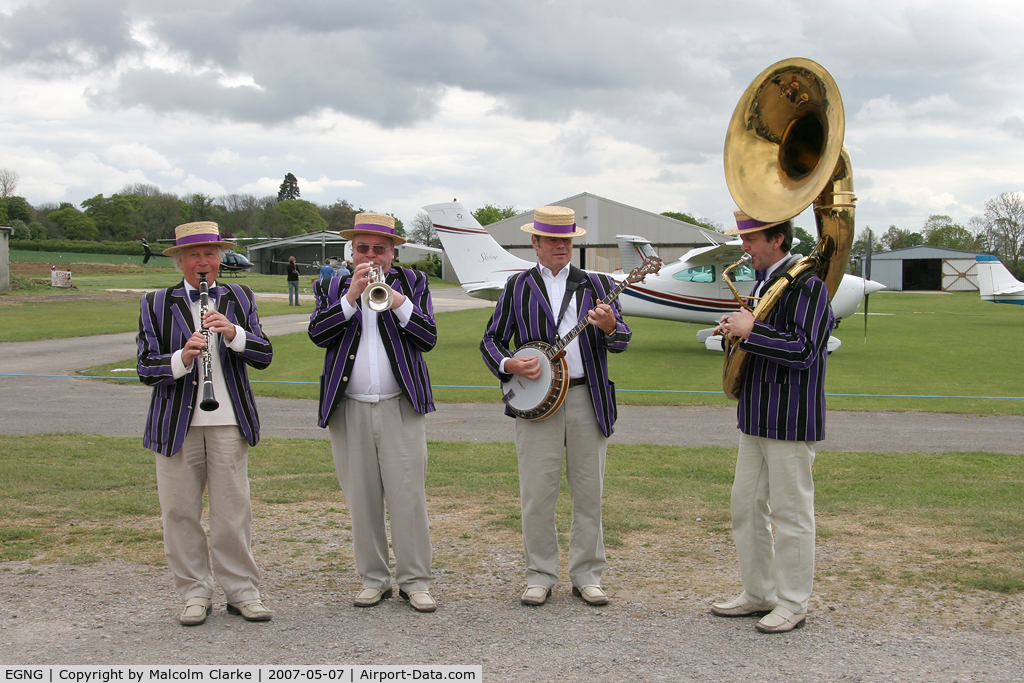 EGNG Airport - Entertainment at Bagby Airfield's May Fly-In in 2007.