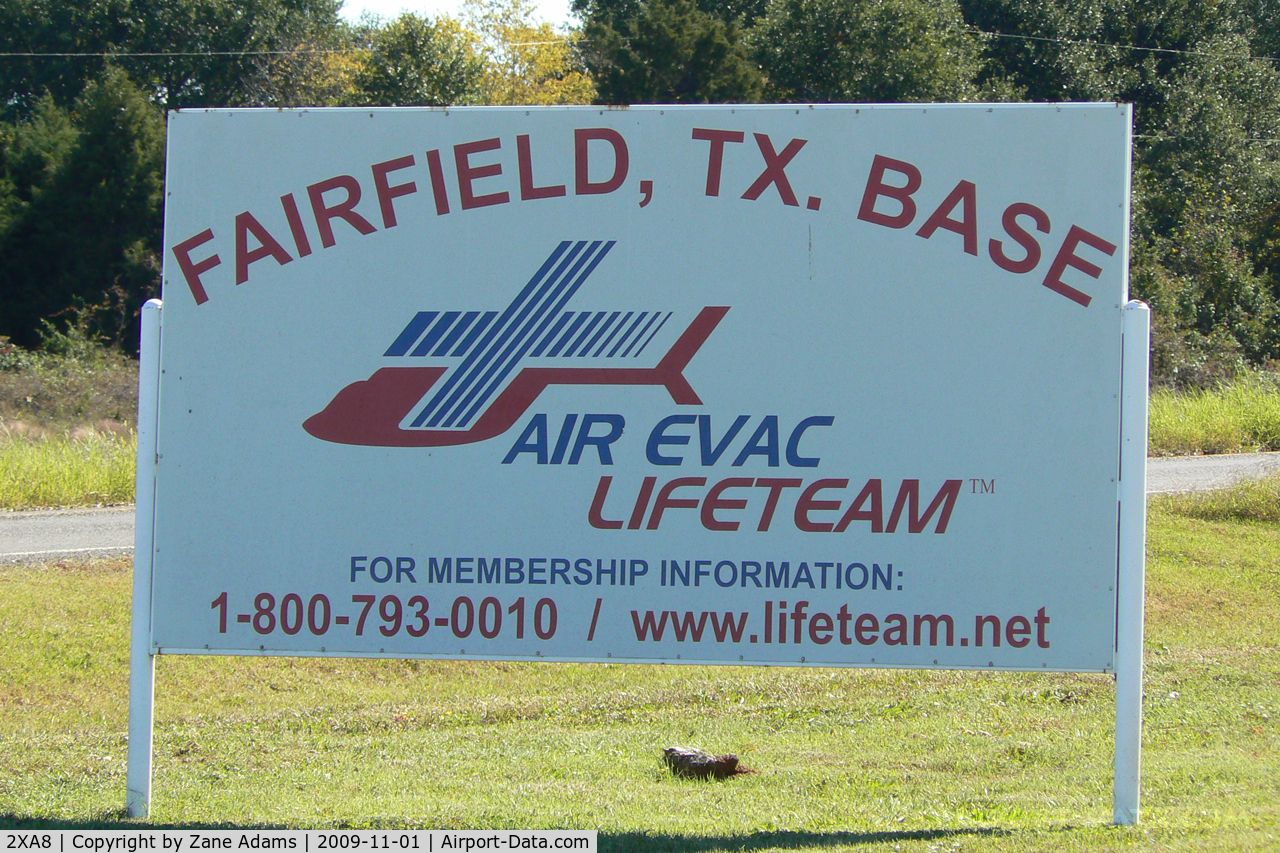 Air Evac 53 Heliport (2XA8) - Air Evac 53 Heliport, Fairfield, TX