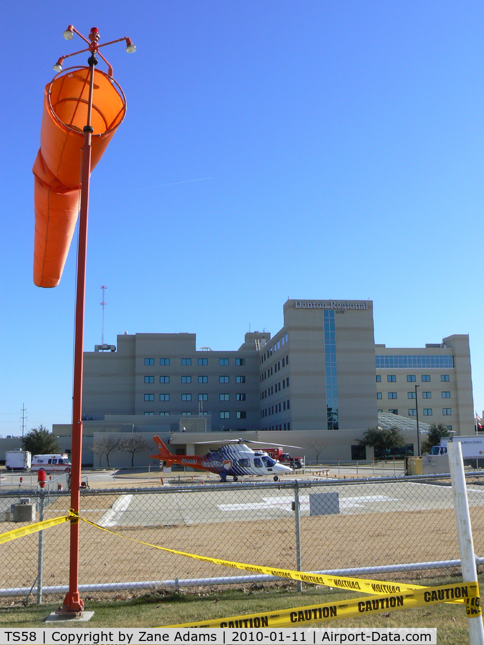 Denton Regional Medical Ctr - Flow Campus Heliport (TS58) - Care Flite at the Denton Regional Medical Center