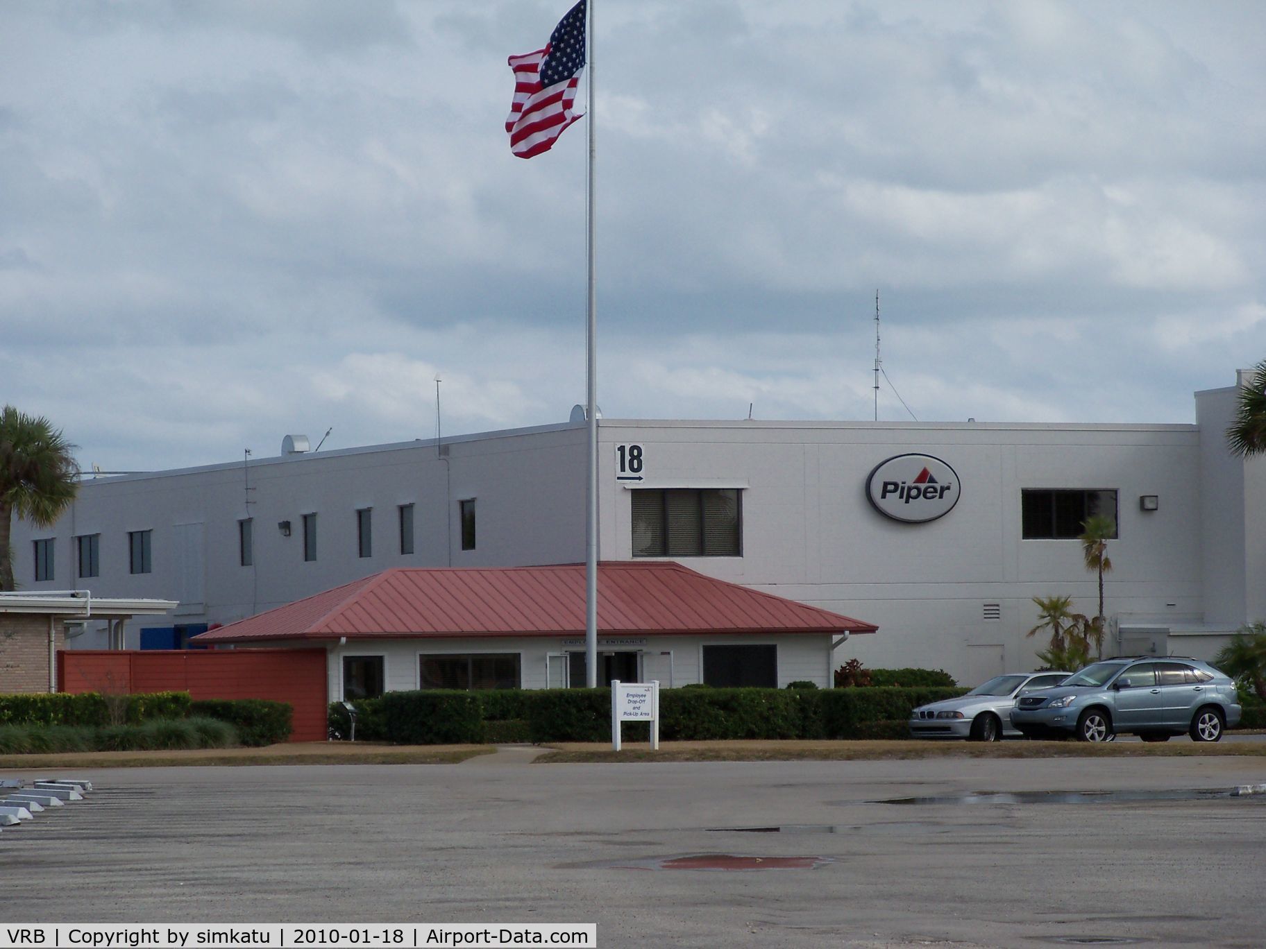 Vero Beach Municipal Airport (VRB) - Piper Aircraft main offices and manufacturing plant