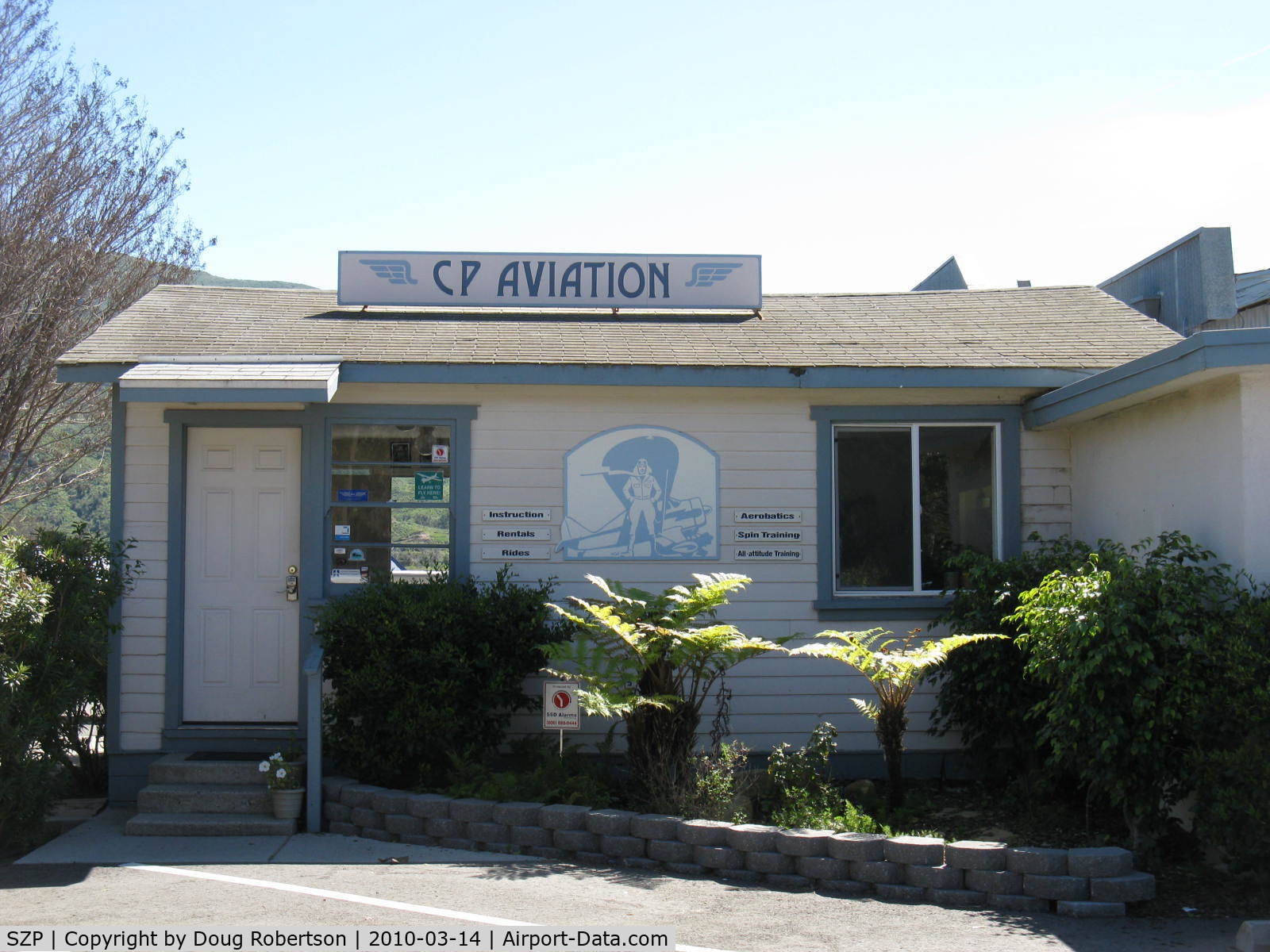 Santa Paula Airport (SZP) - CP Aviation, FBO offering aircraft maintenance, inspections, repair and flight training-specializing in tailwheel, aerobatics and advanced aerobatics. Aircraft rental and rides. 