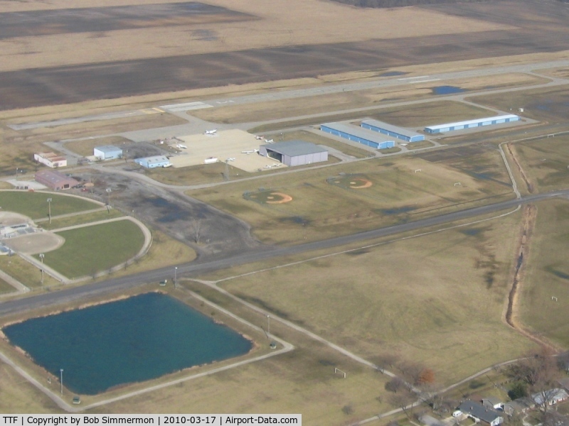 Custer Airport (TTF) - Looking NW from downwind RWY 21