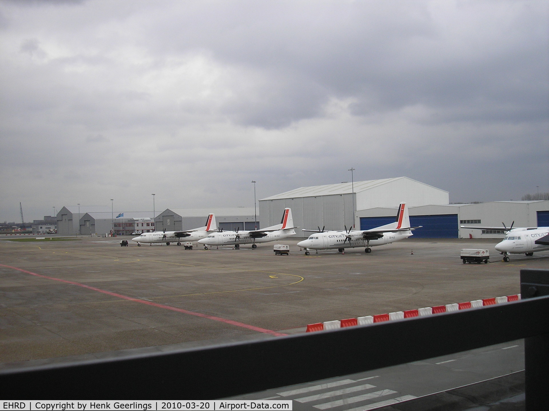 Rotterdam Airport, Rotterdam Netherlands (EHRD) - CityJet Fokker 50 fleet